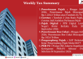 Weekly Tax Summary – 14 Sept 2026 : Penerimaan Pajak, Coretax, Pajak Digital, Bea Cukai, Pengemplang Pajak, dan PBB P2